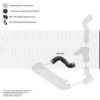 MERCE 2035281882 Charger Intake Hose